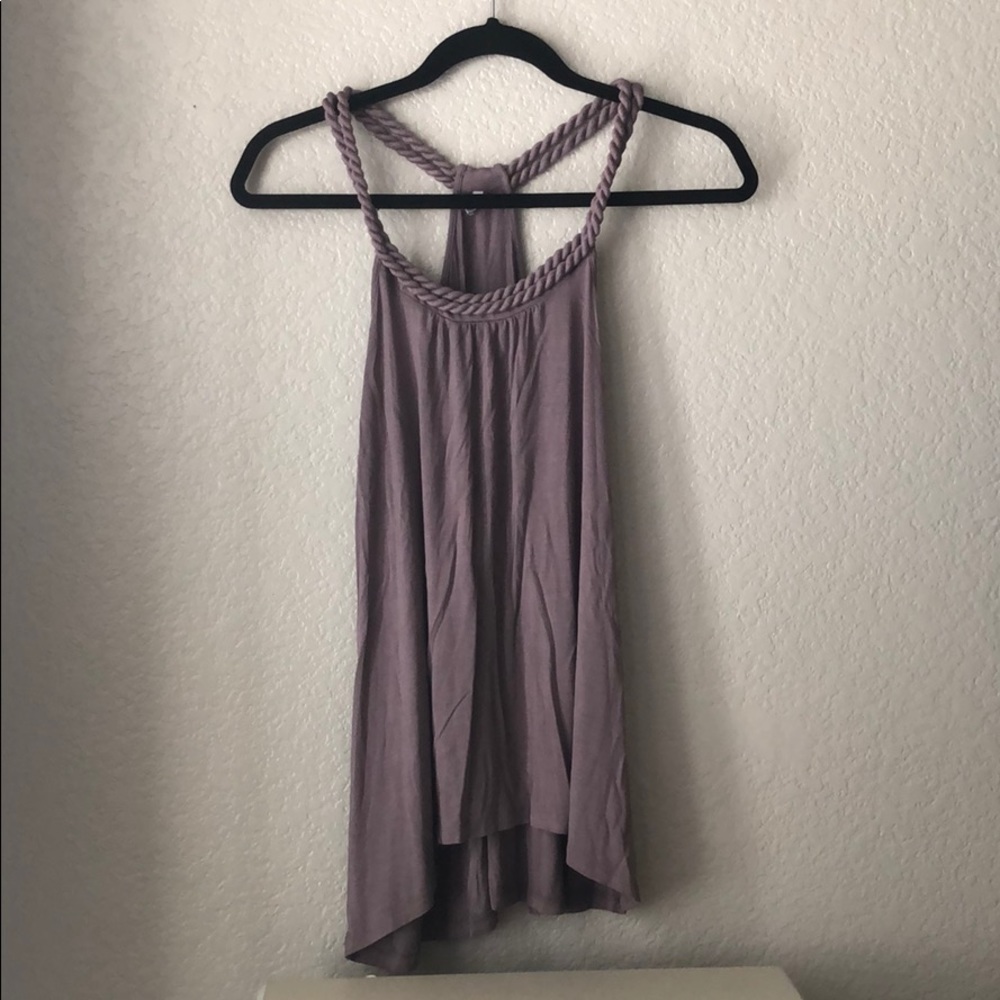 Purple/grey tank top